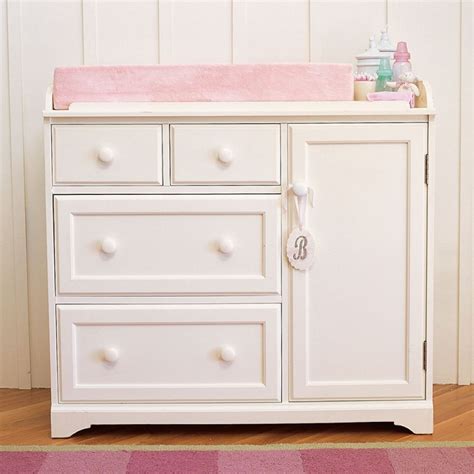 pottery barn changing table|baby crib changing table dresser.